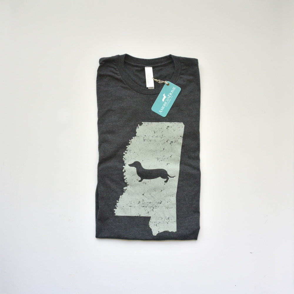 Doxie State Pride Series: Mississippi State Doxie Tee