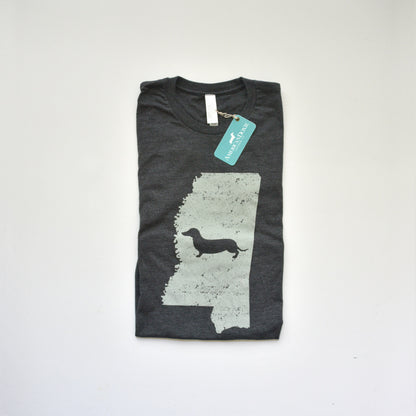 Doxie State Pride Series: Mississippi State Doxie Tee