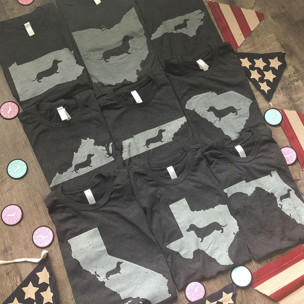 Doxie State Pride Series: California State Doxie Tee