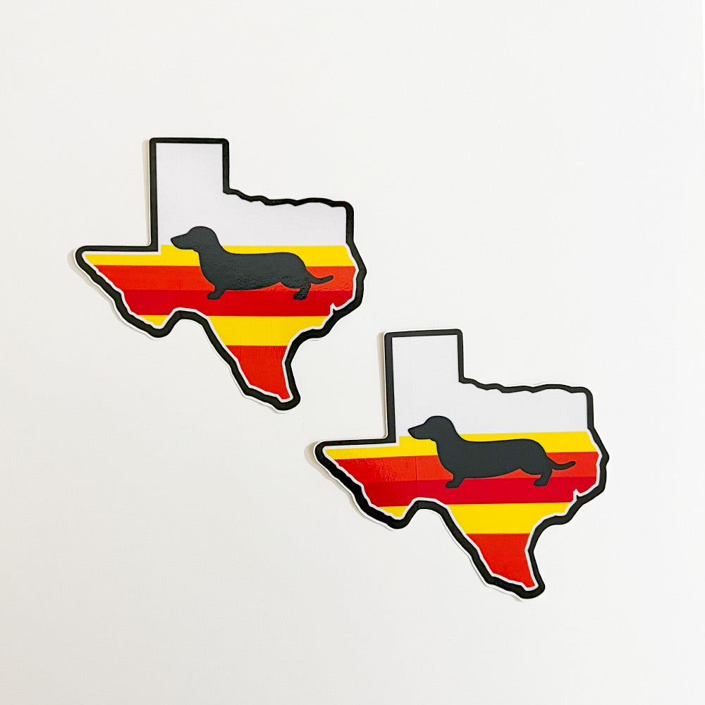 AD Space City Doxie Sticker 2-Pack