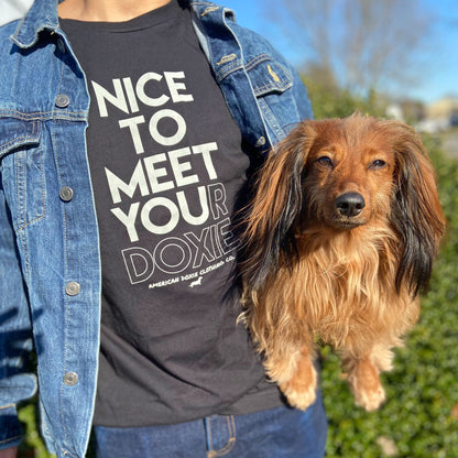 Nice To Meet Your Doxie Long Sleeve Tee Shirt
