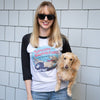 AD Vintage Series: Speedy McWeenie's Hot Rod Shop 3/4 Sleeve Tee (Long Haired - Various Coats)