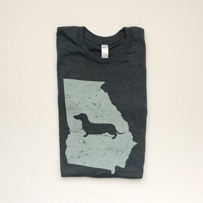 Doxie State Pride Series: Georgia State Doxie Tee