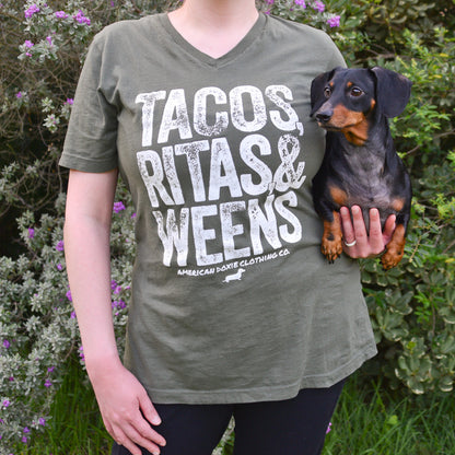 Tuesday Essentials II Unisex V-Neck Tee Shirt